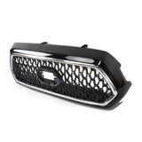 Dark Gray Chrome Honeycomb Front Grille for 2019-2021 Toyota Tacoma TRD