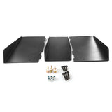 Universal 4-Fin Rear Bumper Diffuser, Black ABS, for 1993 Mazda Miata and Most Cars