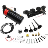 4 Trumpets Train Horn w/ 1G Air Tank Kit for Truck Car Pickup Loud System 150psi 377464444663 – product image