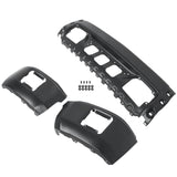 Black Steel Split Front Bumper without Sensor Holes for 2014-2015 GMC Sierra 1500 GM1002848