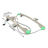 Front Right Power Window Regulator with Motor for 2004-2006 Chrysler Pacifica 4894270AC