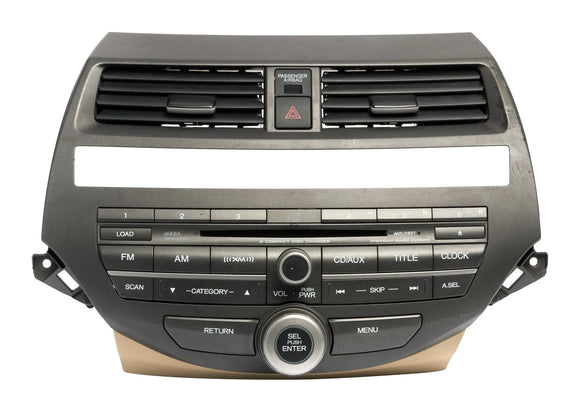 2010-2012 Honda Accord AM FM Radio 6 Disc CD MP3 Player 39100-TA0-L621-M1 3PB1