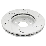 Front Ceramic Brake Pad and Rotor Kit for 2001-2007 Mercedes-Benz C230 and C240