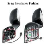 Passenger Right Side Black Hood Mirror for 18-26 Freightliner New Cascadia 116 A22-77790-001 - view 7