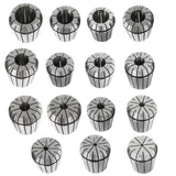 17 Piece MT3 ER-40 Spring Collet Chuck Set