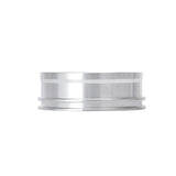 2.5 inch Aluminum Quick Release V-Band Clamp with Flanges for Intercooler Piping VCE13BK