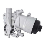 Oil Filter Housing with Oil Cooler 059115389K for 2010-2018 Audi Q7, Q5, A6, A8, VW Touareg and Porsche Cayenne 3.0L TDI