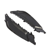 Front Bumper Fog Light Bezel Pair with Chrome Trim for 2017-2018 Ford Fusion FO1038166 – product image 2