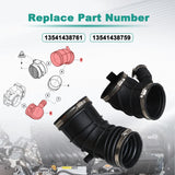 2x Throttle Body Air Duct with Clamps for BMW E46 325Ci 325i 330CI 330i 330Xi US – product image 4