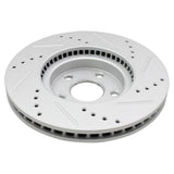 Front Performance Ceramic Brake Pad & Rotor Kit for 2013-2020 Ford Fusion and 2013-2016 Lincoln MKZ