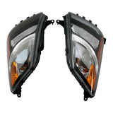 Black Halogen Headlight Pair for 2006-2009 Toyota Prius TO2518110 TO2519110