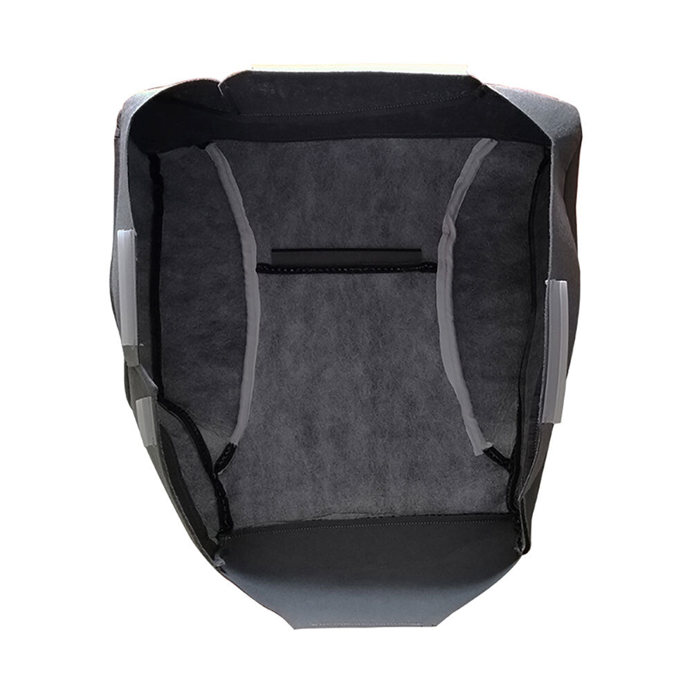 Front Bottom and Back Cloth Seat Cover Set Mist Gray for 1998-2002 Dodge Ram 1500 2500 3500