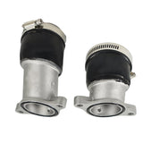 Carburetor Intake Manifold Pair with Boots for 1978-1982 Honda CX500 16211-415-000