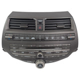 08-11 HONDA ACCORD RADIO RECEIVER AM/FM CD PLAYER with AIR VENT 77260TA6A500 OEM - product image