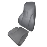 Gray Driver Air Ride Seat Cover Backrest and Bottom for International 4200 4300 4400