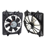 Condenser Fan Assembly without Controller & Radiator Fan Assembly for 2007-2009 CR-V 7661-0037C2 - product image