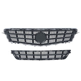 Chrome Front Upper and Lower Grille Set for 2013-2014 Cadillac ATS