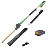 WORKPROX 20V Cordless Pole Hedge Trimmer 20 Inch with 9.2 ft Reach