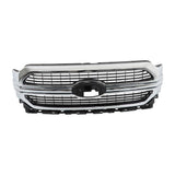 Silver and Black Mesh Front Upper Grille for 2021-2022 Ford F-150 ML3Z-8200-KA