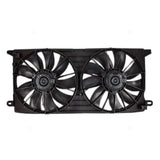 Dual Cooling Fan fits Cadillac DeVille Oldsmobile Aurora Motor & Shroud Assembly 1661-1010 - product image