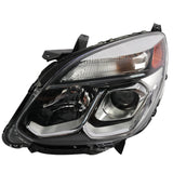 Driver Side Halogen Projector Headlight Chrome for 2016-2017 Chevrolet Equinox 84009752