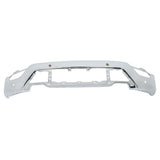 Chrome Front Bumper Face Bar with 6 Sensor Holes for 2021-2023 Ford F-150