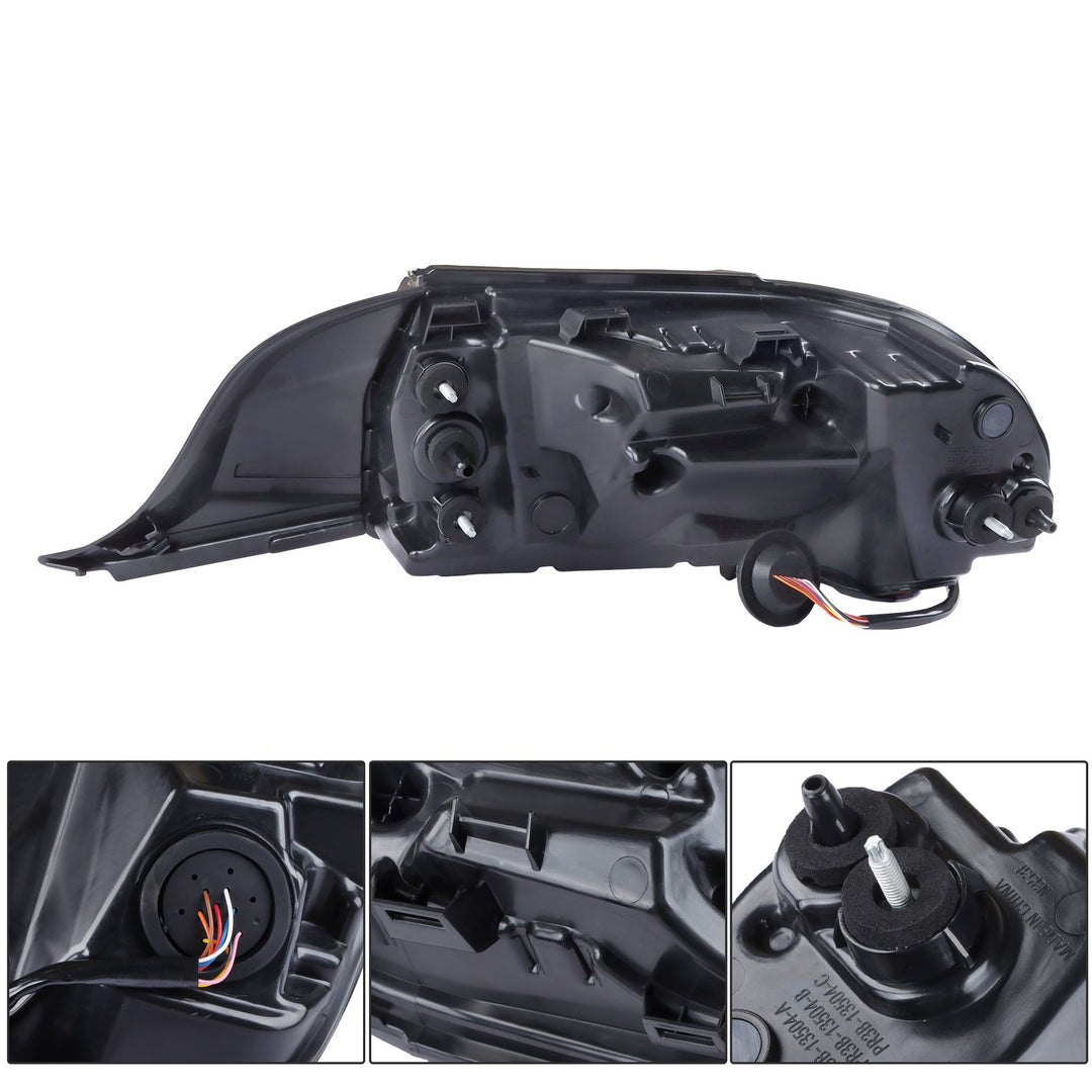 Black LED Tail Light Pair for 2024-2025 Ford Mustang PR3Z13405D PR3Z13404B