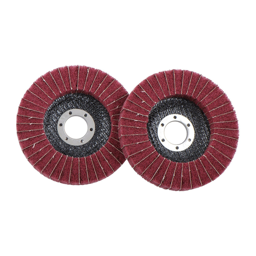 4-1/2 Inch Surface Conditioning Flap Discs 120 and 240 Grit 10 Pack for Angle Grinders