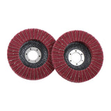 4-1/2 Inch Surface Conditioning Flap Discs 120 and 240 Grit 10 Pack for Angle Grinders