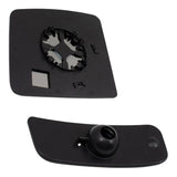 Mirror Glass for 12-19 Nissan NV1500 NV2500HD NV3500HD Upper & Lower Set with Bases 4339-0058C4 - product image