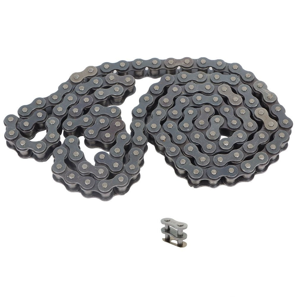 Number 80 Stainless Steel Roller Chain 10 ft with Connecting Link