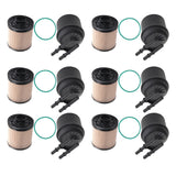Diesel Fuel Filters for 2011-2015 Ford F-250 F-350 F-450 Super Duty 6.7L, 6 Pack BC3Z-9N184-B