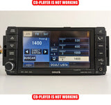 09-13 CHRYSLER JEEP DODGE Ram MyGig Navigation Radio MP3 DVD Sirius Player RER OEM P05064080AG - product image