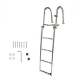Telescoping Boat Ladder Stainless Steel Folding Marine Ladder