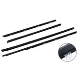 Outer Window Belt Moulding Weatherstrip Set 4 pc for 2012-2015 Honda Civic Sedan 72410TR0A01