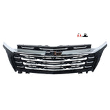 Chrome Black Front Upper Grille with Camera Hole for 2025-2026 Chevrolet Equinox 26560328