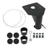 5th Wheel to Gooseneck Adapter Adjustable 12-17 in