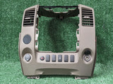 04-07 Nissan Titan Armada Center Dash Radio AC Climate Surround Bezel Trim 281548S200 OEM - product image