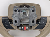 05-11 Lincoln Town Car Steering Wheel Tan Beige Leather Volume Cruise Switch OEM 5W73-3F563-B - product image