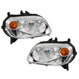 Chrome Halogen Headlight Pair for 2006-2011 Chevrolet HHR GM2502262 GM2503262