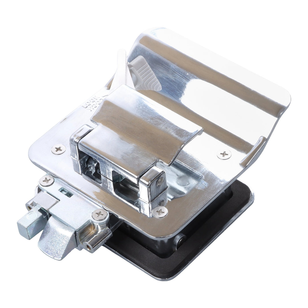 RV Entry Door Lock Handle and Latch with 4 Keys for 2.75 x 3.75 Inch Cutouts