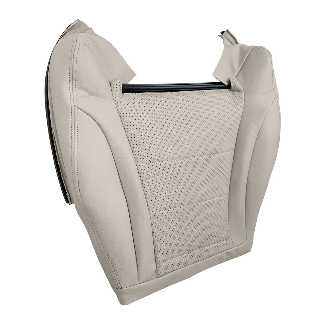 Driver Side Bottom Leather Seat Cover Tan for 2015-2021 Mercedes-Benz C300 C250 C350e