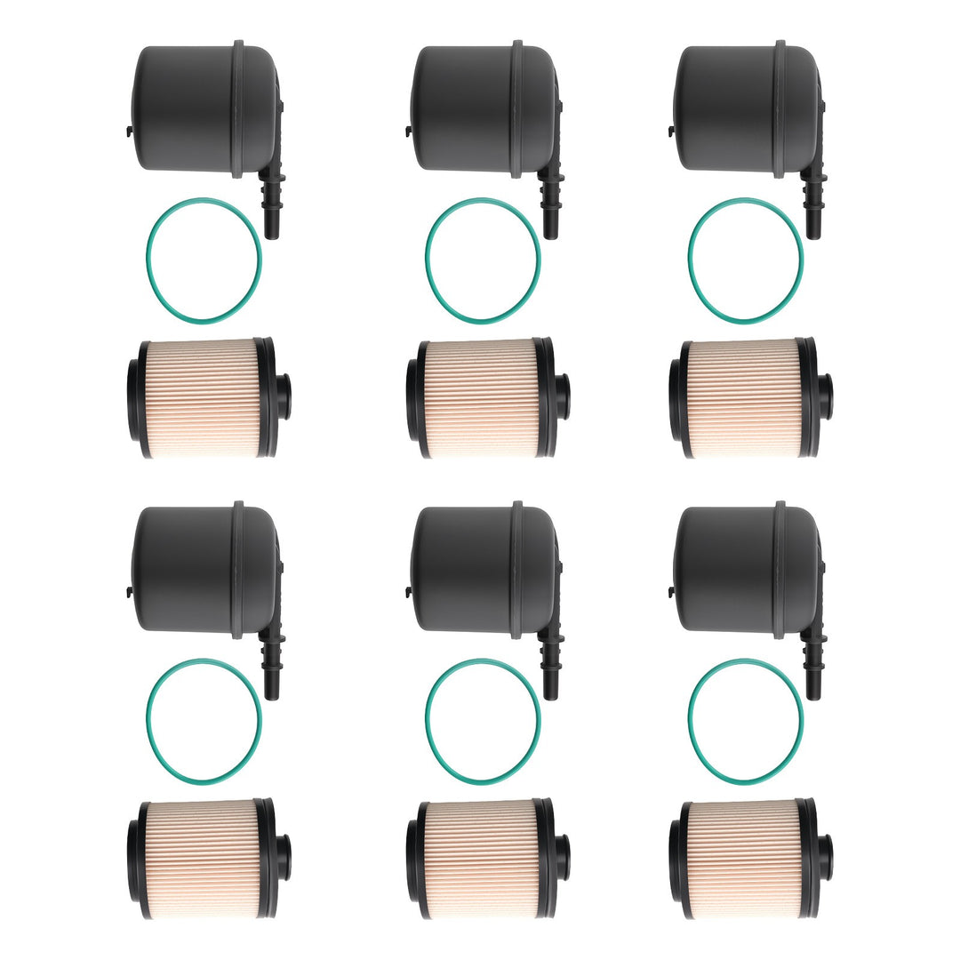 Diesel Fuel Filters for 2011-2015 Ford F-250 F-350 F-450 Super Duty 6.7L, 6 Pack BC3Z-9N184-B