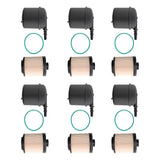 Diesel Fuel Filters for 2011-2015 Ford F-250 F-350 F-450 Super Duty 6.7L, 6 Pack BC3Z-9N184-B
