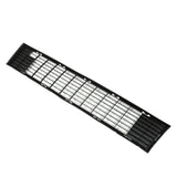 Black and Chrome Front Upper and Lower Grille Set for 2011-2015 Ford Explorer