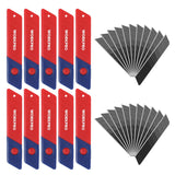 WORKPRO 100-Pack 18mm Snap-Off Utility Blades SK5 W000107A