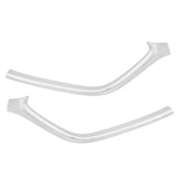 Chrome Front Grille Trim Molding Set for 2017-2018 Mazda 3 MA1214106 MA1215106