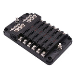 1Pc Universal 12-Way Blade Fuse Box Block Holder Indicator LED For Auto Car Boat – product image 3