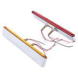 12 in Red Amber 14 LED Double Face Trailer Light Bar 2-Pack