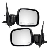 Power Mirror For 2002-2007 Liberty Heated Manual Fold Set 55155839AI CH1321232 2332-5900LR - product image